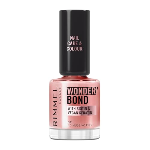 Rimmel Wonder'Bond Care+Color Vernis à ongles, Restaure les... - Beauté & Parfums Amazon France à 5.09€