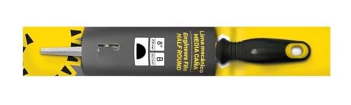 Half Round Mechanic File with bi-Material Handle and... - Maison & Cuisine en promo à 9.41€