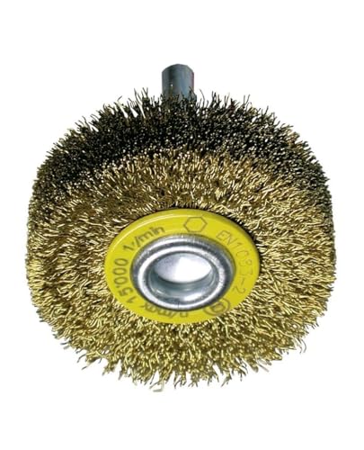 Circular Crimped Wire Brushes - 6mm Shank for Straight... - Maison & Cuisine Amazon Royaume-Uni à 6.30€