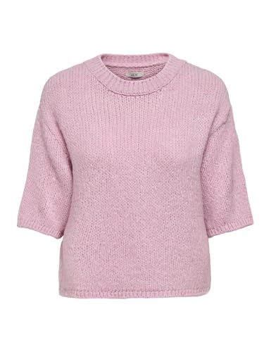 JdY Linea S/S Jersey de Cuello Redondo KNT Noos, Fragante... - Bon plan à 14.73€