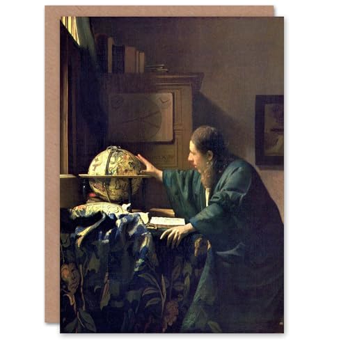 Artery8 Johannes Vermeer Art Card The Astronomer Portrait... - Auto & Moto Amazon Royaume-Uni à 1.95€