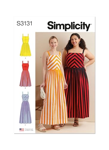 Simplicity SS3131BB Schnittmuster-Paket für Damen, Design... - Maison & Cuisine Amazon Allemagne à 15.90€