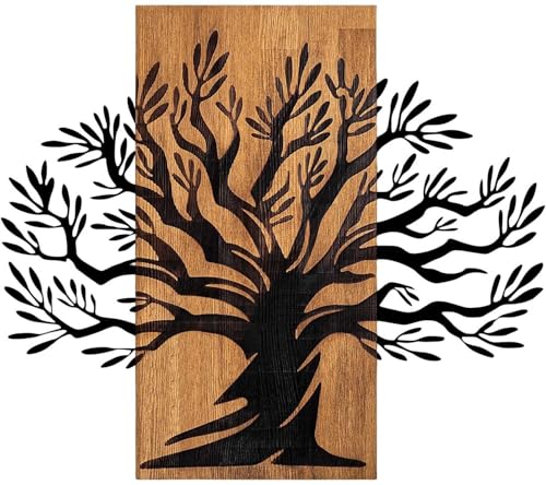 Elegant Decorative Wooden Wall Accessory, 58 x 67 cm | 50%... - Maison & Cuisine Amazon Allemagne à 27.68€