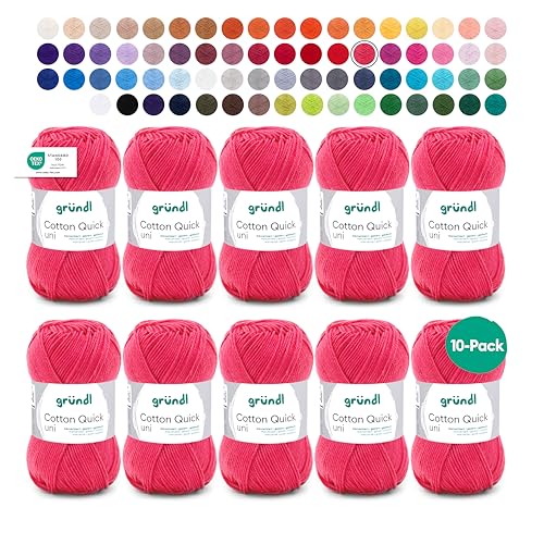 Gründl Lana Cotton Quick uni - lana fina para ganchillo... - Amazon Espagne à 11.04€