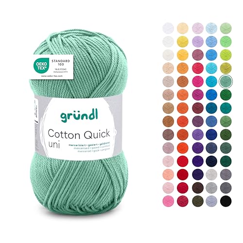 Gründl Laine Cotton Quick uni - laine fine pour crocheter... en promo à 3,20€ (-52%) sur Amazon FR
