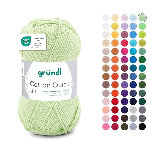 Gründl Wolle Cotton Quick uni - dünne Wolle zum Häkeln... - Maison & Cuisine en promo à 2.69€