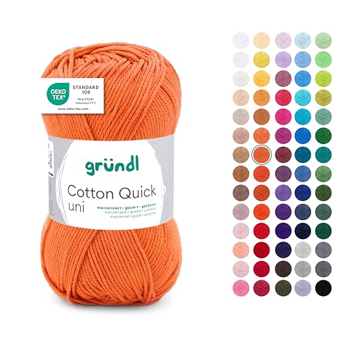 Gründl Wolle Cotton Quick uni - dünne Wolle zum Häkeln... - Maison & Cuisine Amazon Allemagne à 2.69€