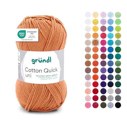 Gründl Wolle Cotton Quick uni - dünne Wolle zum Häkeln... - Maison & Cuisine Amazon Allemagne à 2.69€