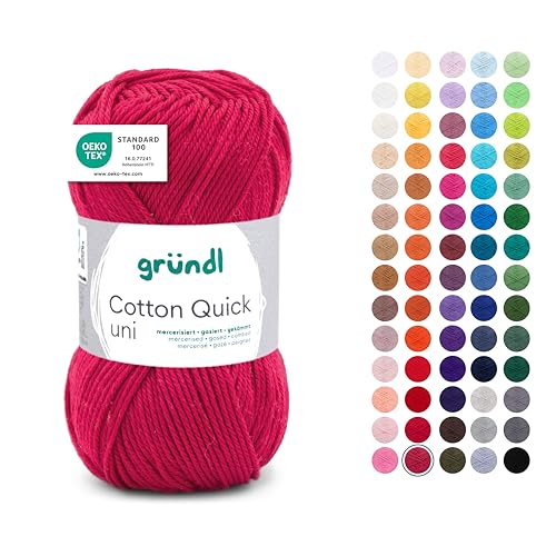 Gründl Wolle Cotton Quick uni - dünne Wolle zum Häkeln... - Maison & Cuisine Amazon Allemagne à 2.69€