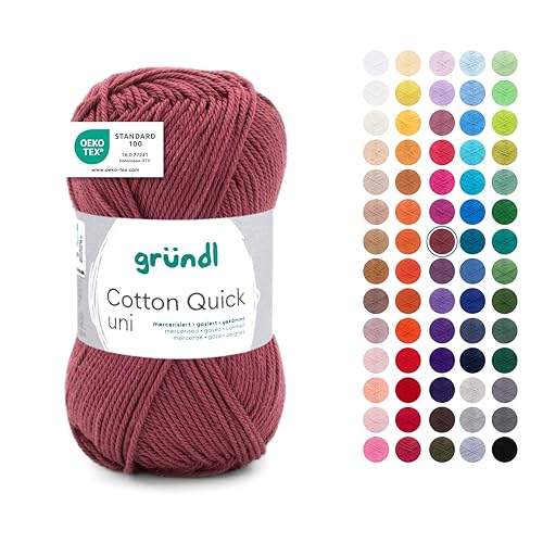 Gründl Wolle Cotton Quick uni - dünne Wolle zum Häkeln... - Maison & Cuisine Amazon Allemagne à 2.69€