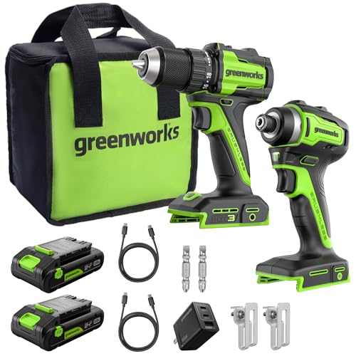 Greenworks 24V Cordless Brushless 45Nm Taladros... - Beauty & Fragrances Amazon Spain à 118.99€