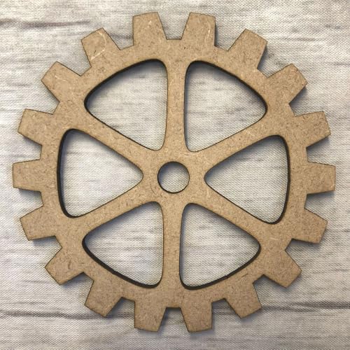 Cog 2 | Laser Cut MDF Wooden Craft Shape for DIY Projects... - Maison & Cuisine Amazon Royaume-Uni à 0.97€