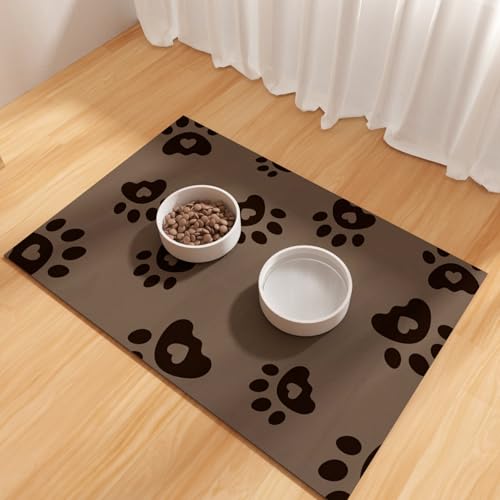 Bleswin Tapis d'alimentation pour Animaux 40x60cm, Tapis... - Maison & Cuisine Amazon France à 15.99€