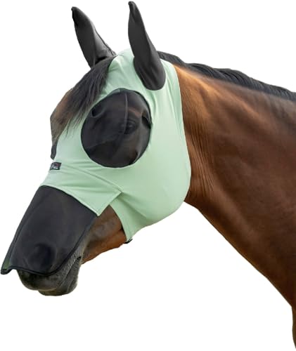 Fliegenschutzmaske -Elastic- mit Nüsternschutz-XXS-Jade - Amazon Germany à 7.48€