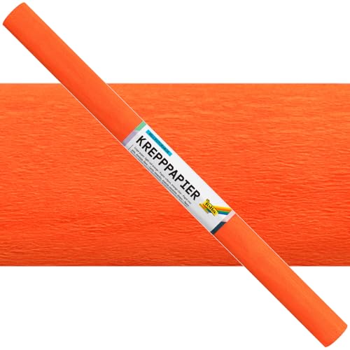 Krepppapier-Rollen, nassfest, 50 cm x 2,5 m, 1 Rolle... - Loisirs Créatifs Amazon Allemagne à 1.29€