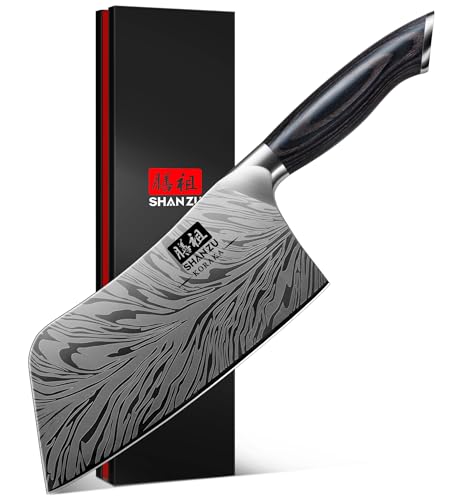 SHAN ZU Küchenmesser aus Pulverstahl, 18 cm Japanisches... - Maison & Cuisine Amazon Allemagne à 25.42€