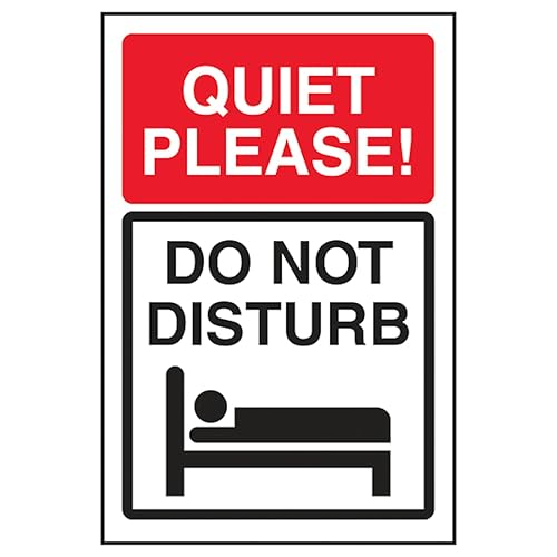 V Safety Quiet Please! Do Not Disturb 150 x 200mm - 1mm... - Maison & Cuisine Amazon Royaume-Uni à 1.94€