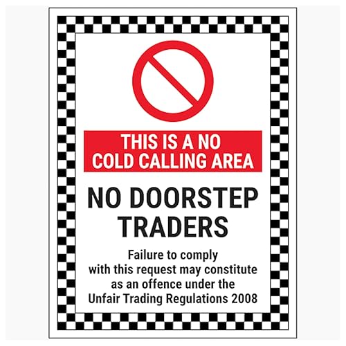 V Safety This Is A No Cold Calling Area/No Doorstep... - Home & Kitchen Amazon UK à 1.86€