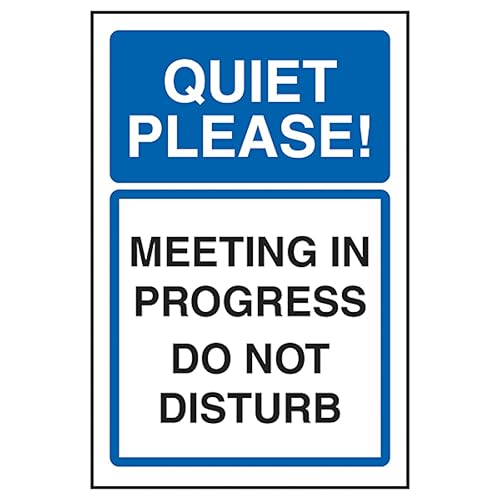 V Safety Quiet Please! Meeting In Progress Do Not Disturb... - Maison & Cuisine en promo à 1.88€