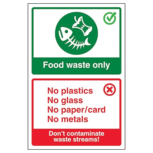 V Safety Food Waste Only/Don't Contaminate Waste Streams!... - Maison & Cuisine en promo à 2.33€
