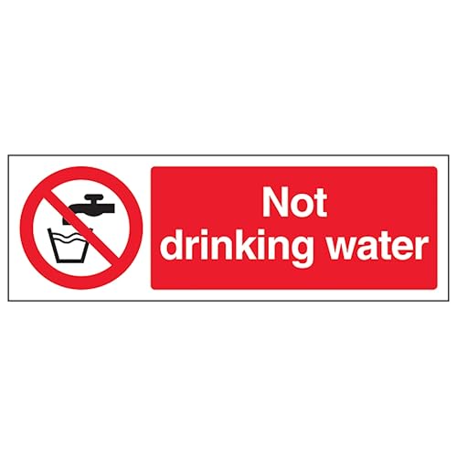 V Safety Not Drinking Water - Señal de seguridad de 300 x... - Auto & Moto en promo à 7.41€
