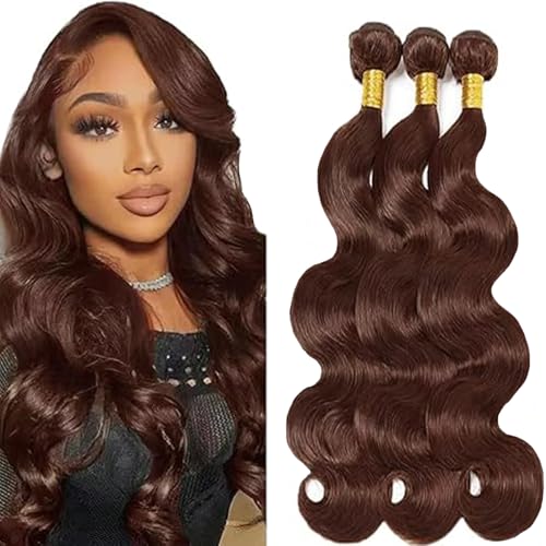Tuheerst Body Wave Human Hair Bundles #4 Chocolate Brown... - Beauty & Fragrances Amazon Spain à 17.02€