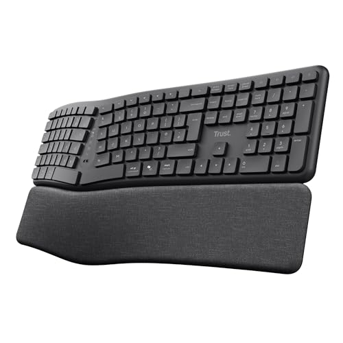 Trust Arvia Silent Wireless Ergonomic Keyboard UK QWERTY... - High-Tech & Électronique Amazon Royaume-Uni à 35.69€