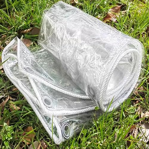 YWBXSHKD PVC Plane Transparent Mit öSen 6x6m, Abdeckplane... - Jardin & Extérieur Amazon Allemagne à 75.10€