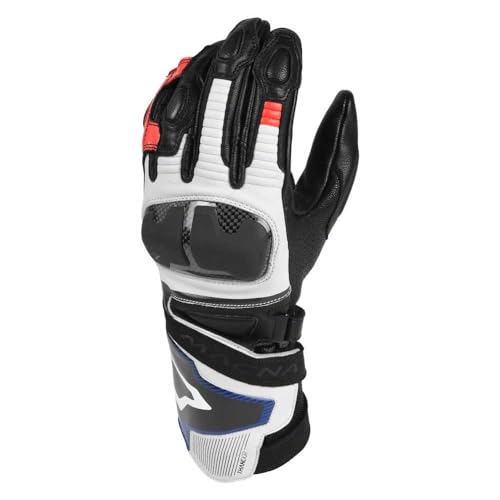 Macna Guanti moto Thandor XL Bianco/Rosso - Auto & Moto en promo à 30.43€