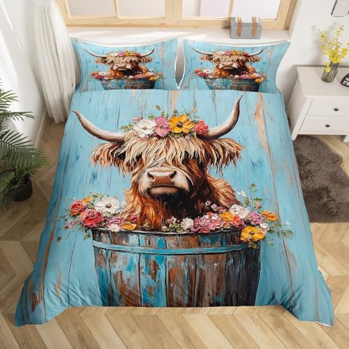 richhome Highland Mucca - Copripiumino 220 x 240 cm, per... - Toys & Games Amazon Italy à 22.98€