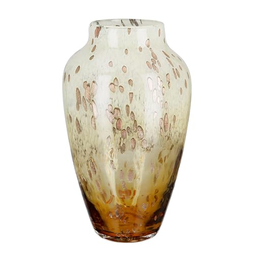Glas Art Vase Ambrosio - braun, Creme - Glas - Höhe 34cm... - Maison & Cuisine Amazon Allemagne à 27.27€