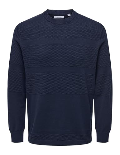 ONLY & SONS Onsmalik Reg 12 Pinaple Crew Knit Noos - Amazon Allemagne à 12.23€