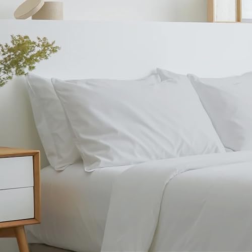 Certified Egyptian Cotton Rich, 400 TC Single Flat Sheet... - Maison & Cuisine Amazon Royaume-Uni à 16.74€