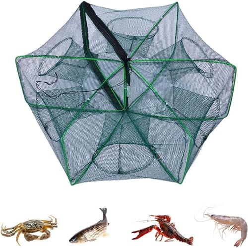 Faltbare Köder-Fischreuse, verstärktes Angelfallennetz-Angel... - Sports & Fitness Amazon Allemagne à 1.99€