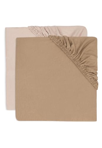 Jollein Lot de 2 draps-Housses en Jersey - pour lit de bébé... en promo à 10,99€ (-52%) sur Amazon FR
