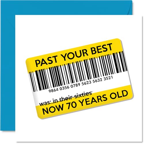 Funny 70th Birthday Card - Past Their Best - Rude Happy... - Auto & Moto en promo à 2.06€