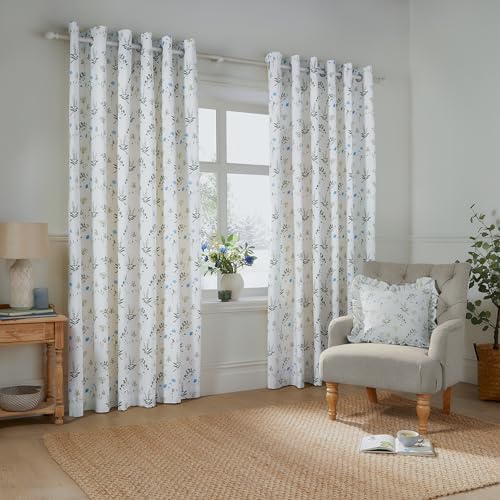 furn. Wylder Meadow Ösenvorhang Paar – 100% Baumwolle... - Maison & Cuisine Amazon Allemagne à 45.80€