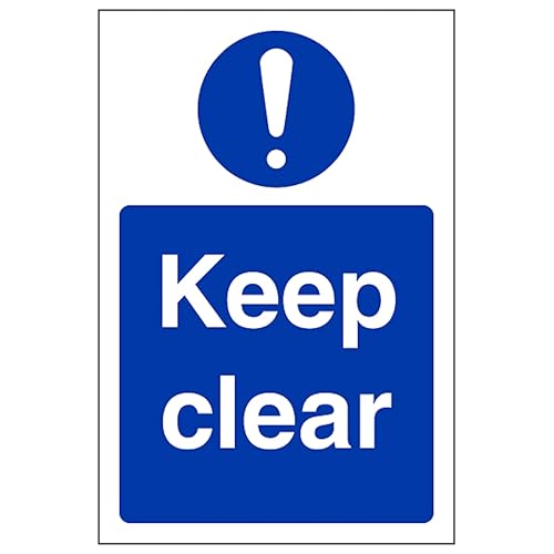 V Safety Keep Clear - Portrait 150 x 200 mm - 2mm... - Maison & Cuisine Amazon Royaume-Uni à 2.05€