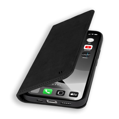 WIIUKA Hülle für iPhone 16e, Leder aus Deutschland, mit... - High-Tech & Électronique en promo à 34.95€