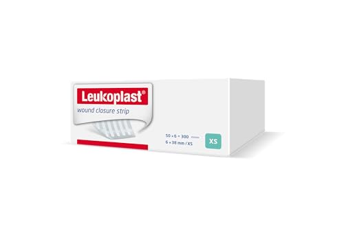 Leukoplast Wound Closure Strip Suture cutanee, 6 mm x 38 mm - Amazon Italy à 4.64€