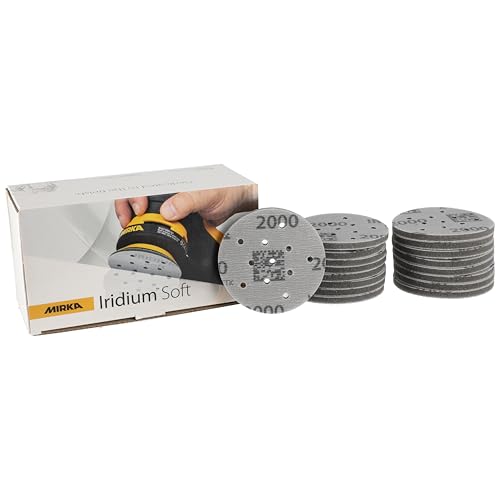 Mirka Iridium Soft Disques abrasifs Ø 77 mm/Grain P2000... - Bricolage & Outils en promo à 23.94€