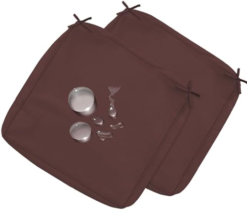 MSNCS 2/4PCS Patio Seat Chair Cushion Replacement Covers... - Jardin & Extérieur Amazon Royaume-Uni à 12.36€