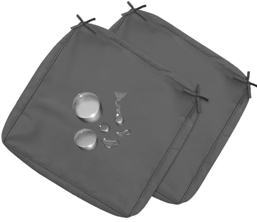 MSNCS 2/4PCS Patio Seat Chair Cushion Replacement Covers... - Jardin & Extérieur Amazon Royaume-Uni à 10.38€