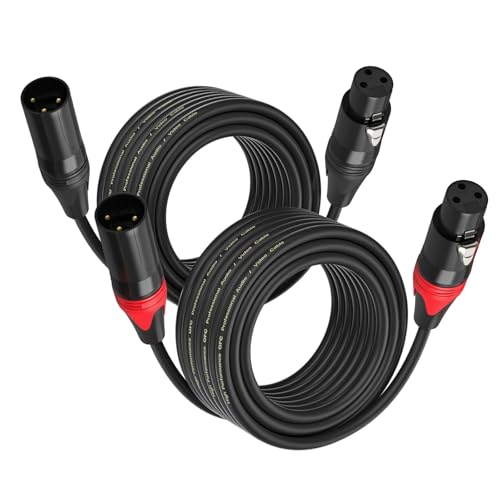 VOXYNK Lot de 2 câbles XLR pour microphone XLR mâle vers... - High-Tech & Électronique Amazon France à 12.29€