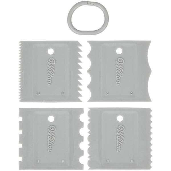 Wilton Cake Scraper Set 4 Pezzi: Pettini per Glassa in... - Pet Supplies Amazon Italy à 5.20€