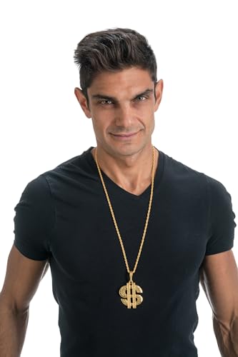 Chaks - Collana d'oro, collana da rapper in stile hip hop... - Auto & Motorcycle Amazon Italy à 3.79€
