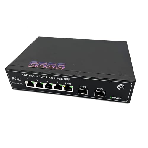 Elfcam - 1G & 10G Network Switches – SFP Uplink, PoE &... - High-Tech & Électronique Amazon Royaume-Uni à 15.79€
