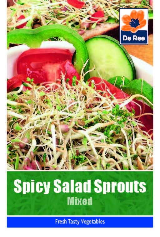 Vegetable Seeds for Spicy Salad Sprouts Mixed 165 Seeds... - Jardin & Extérieur Amazon Royaume-Uni à 1.99€