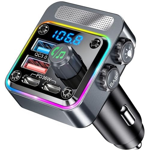 Gizmovine Trasmettitore FM Bluetooth per Auto,5.3... - Auto & Moto en promo à 12.74€