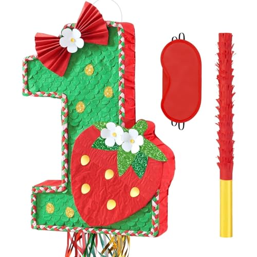 WERNNSAI Piñata de cumpleaños – 1er cumpleaños números... - Toys & Games Amazon Spain à 21.22€